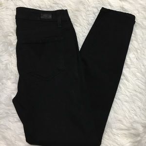 Paige black skinny jeans size 28
